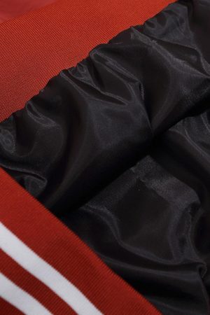 Concert Outfit Street V-Neck Baseball-Inspired Sweatshirt