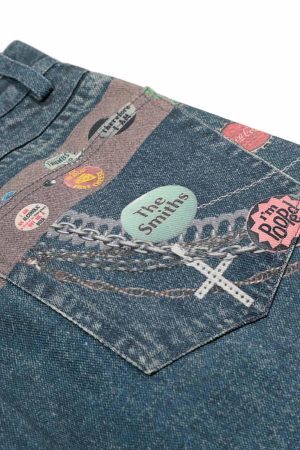 Concert Outfit Street Washed Cleanfit Straight Jeans