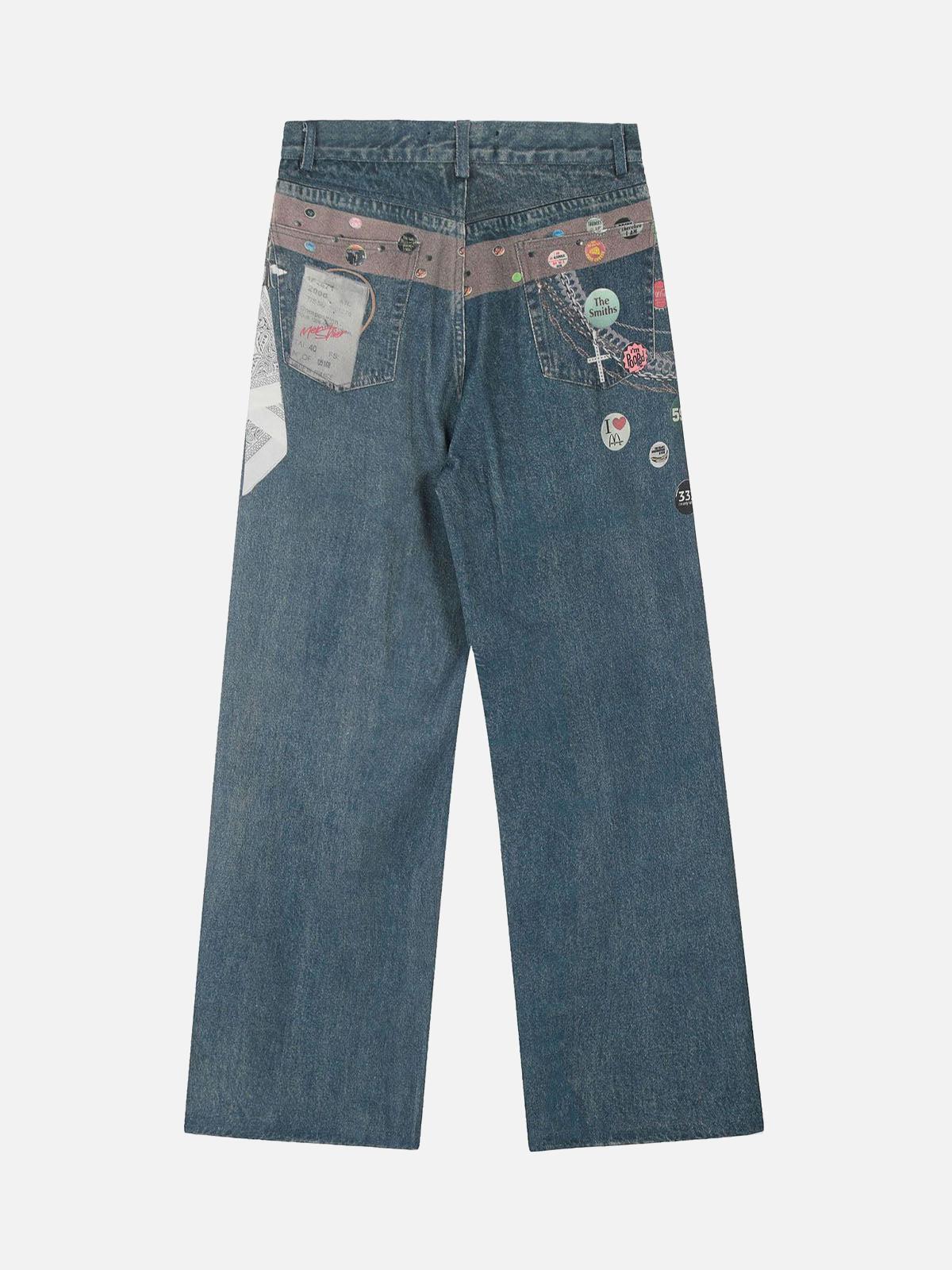 Concert Outfit Street Washed Cleanfit Straight Jeans Concert Outfit Street Washed Cleanfit Straight Jeans