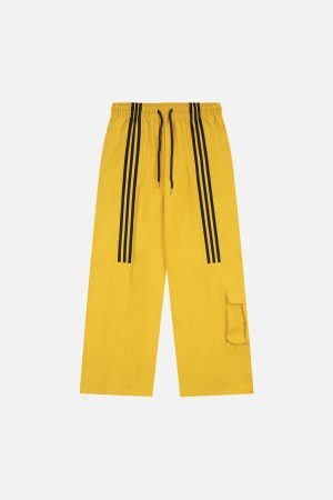 Concert Outfit Striped Draped Sweatpants