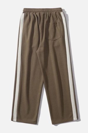 Concert Outfit Striped Patchwork Pants