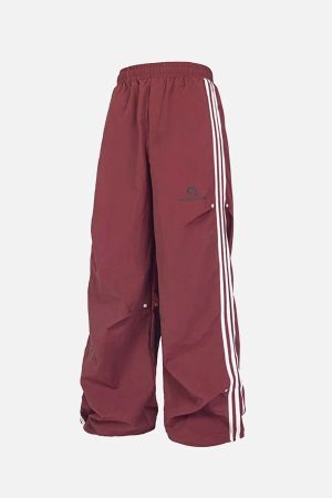 Concert Outfit Striped Pleated Sweatpants