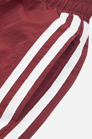 Concert Outfit Striped Pleated Sweatpants