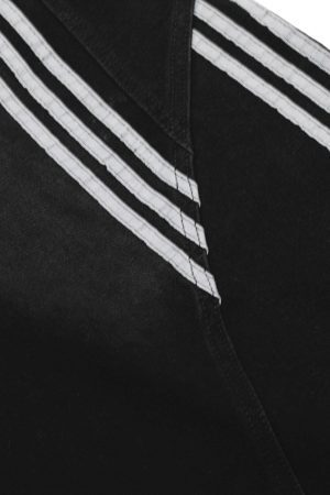 Concert Outfit Striped Stitching Barrel Jeans