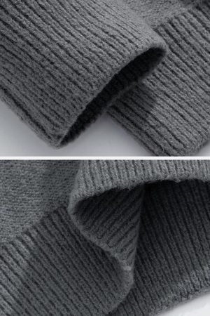 Concert Outfit Stripes Splicing Sweater