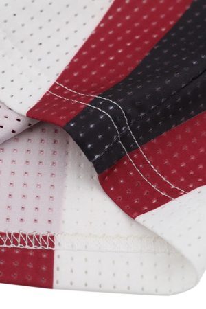 Concert Outfit Stylish Striped Sports Jersey T-Shirt