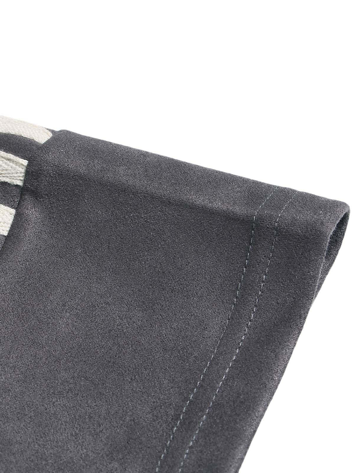 Concert Outfit Suede Contrast Color Spliced Letter Embroidery Oversize T-Shirt Concert Outfit Suede Contrast Color Spliced Letter Embroidery Oversize T-Shirt