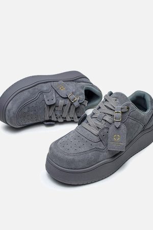 Concert Outfit Suede Low-Top Skate Shoes