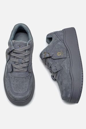 Concert Outfit Suede Low-Top Skate Shoes