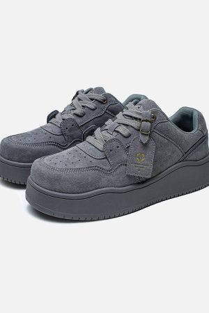 Concert Outfit Suede Low-Top Skate Shoes