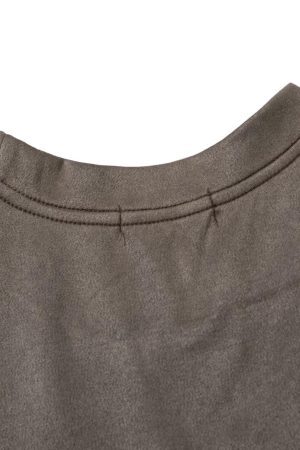 Concert Outfit Suede Thorn Embroidered Vest