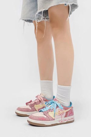 Concert Outfit Sunflower Couple Sports Skate Shoe