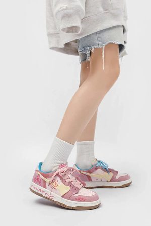 Concert Outfit Sunflower Couple Sports Skate Shoe