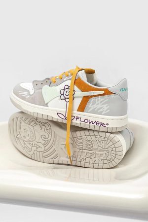 Concert Outfit Sunflower Couple Sports Skate Shoe