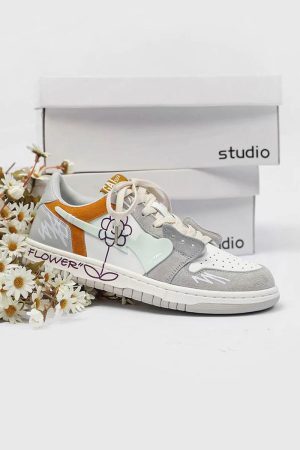 Concert Outfit Sunflower Couple Sports Skate Shoe