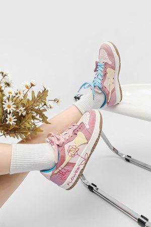 Concert Outfit Sunflower Hip-Hop Skate Shoes