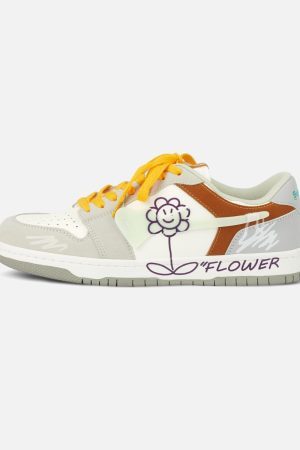 Concert Outfit Sunflower Hip-Hop Skate Shoes