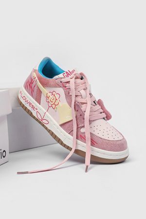 Concert Outfit Sunflower Hip-Hop Skate Shoes