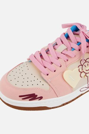 Concert Outfit Sunflower Hip-Hop Skate Shoes