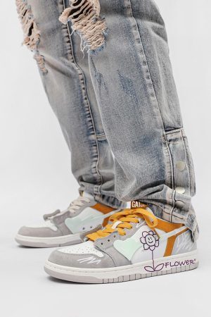 Concert Outfit Sunflower Hip-Hop Skate Shoes