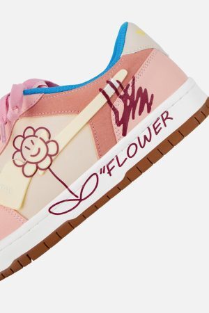 Concert Outfit Sunflower Hip-Hop Skate Shoes