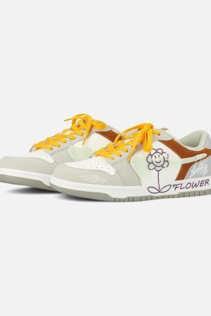 Concert Outfit Sunflower Hip-Hop Skate Shoes