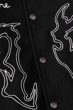 Concert Outfit Symbol Embroidery PU Leather Racing Jacket