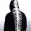 Concert Outfit Tailbone Pattern Jacquard Sweater Hoodie
