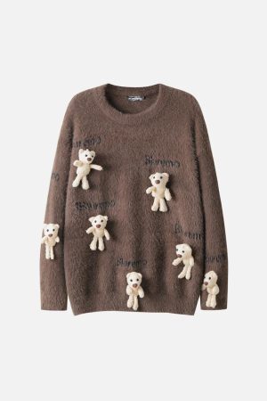 Concert Outfit Teddy Bear Doll Sweater