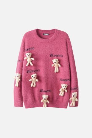 Concert Outfit Teddy Bear Doll Sweater