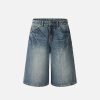 Concert Outfit Texture Washed Longline Jorts