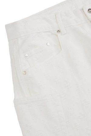 Concert Outfit Textured Structured Barrel Jeans