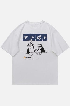Concert Outfit The Cat After Work Print Tee