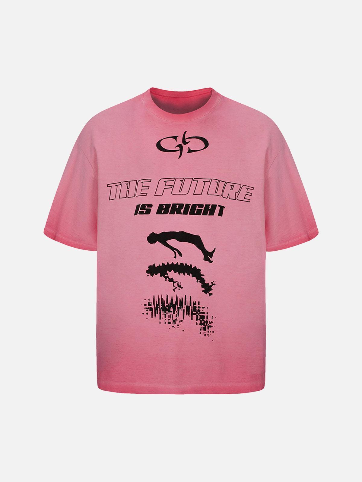 Concert Outfit The Future Is Bright' Graphic T-Shirt Concert Outfit The Future Is Bright' Graphic T-Shirt