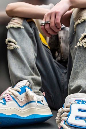 Concert Outfit The Niche Thick Bottom Hundred With Board Shoes