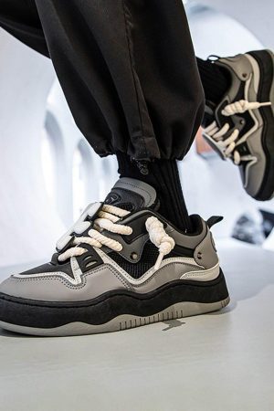 Concert Outfit The Niche Thick Bottom Hundred With Board Shoes