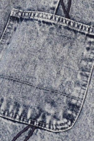 Concert Outfit Thorn Chain Embroidered Jeans