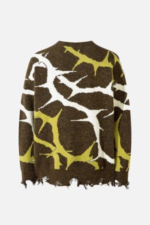 Concert Outfit Thorn Destroyed Sweater