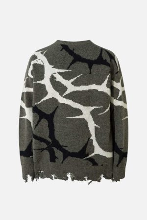 Concert Outfit Thorn Destroyed Sweater