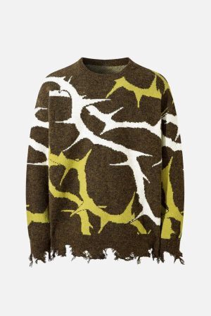 Concert Outfit Thorn Destroyed Sweater
