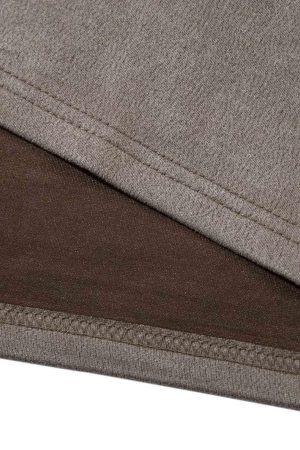 Concert Outfit Thorn Embroidery Suede T-Shirt