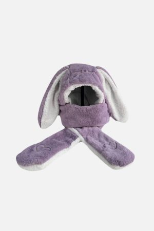 Concert Outfit Three In One Big Ear Warmth Gloves Scarf Hat