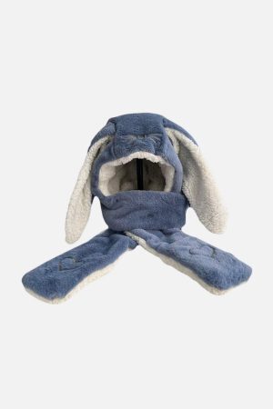 Concert Outfit Three In One Big Ear Warmth Gloves Scarf Hat