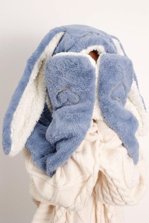 Concert Outfit Three In One Big Ear Warmth Gloves Scarf Hat