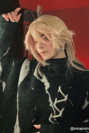 Concert Outfit Tie-Dye Bandage Turtleneck Sweater