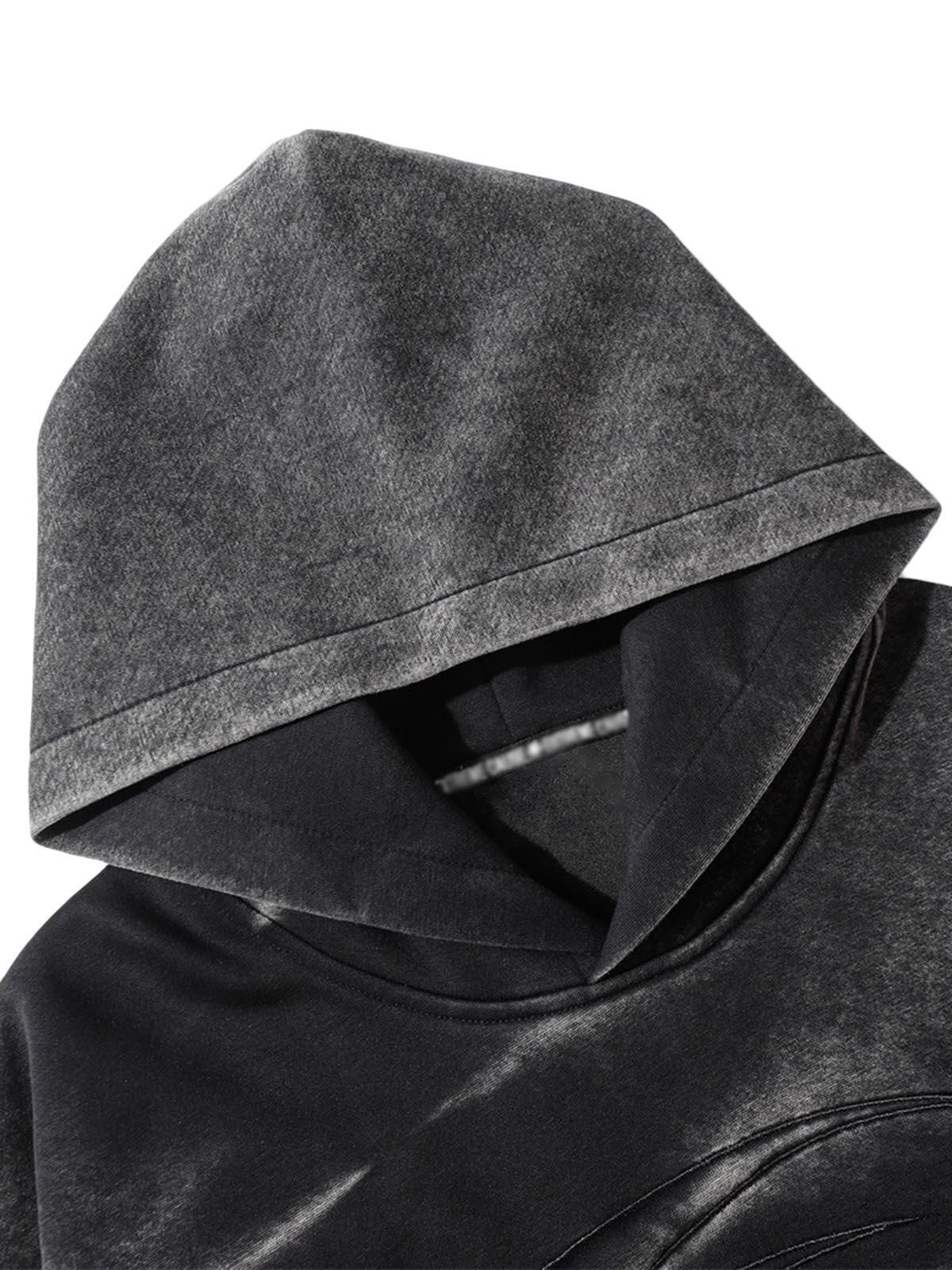 Concert Outfit Tie-Dye Contrasting Print Pullover Hoodie Concert Outfit Tie-Dye Contrasting Print Pullover Hoodie