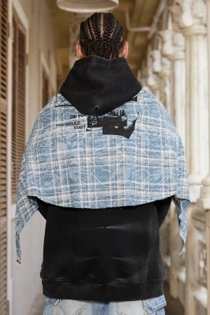 Concert Outfit Tie-Dye Contrasting Print Pullover Hoodie