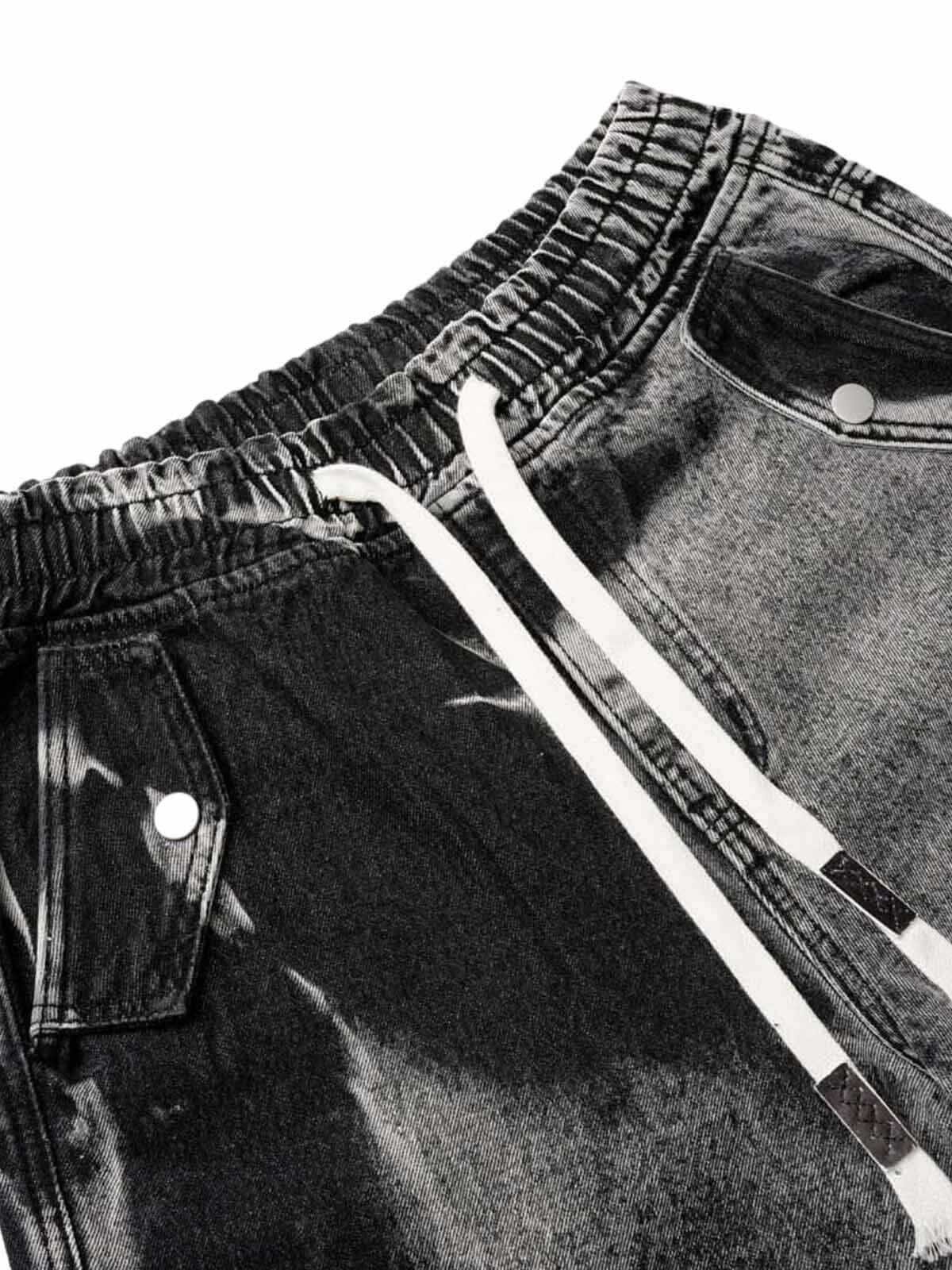 Concert Outfit Tie-Dye Drawstring Cargo Jorts Concert Outfit Tie-Dye Drawstring Cargo Jorts