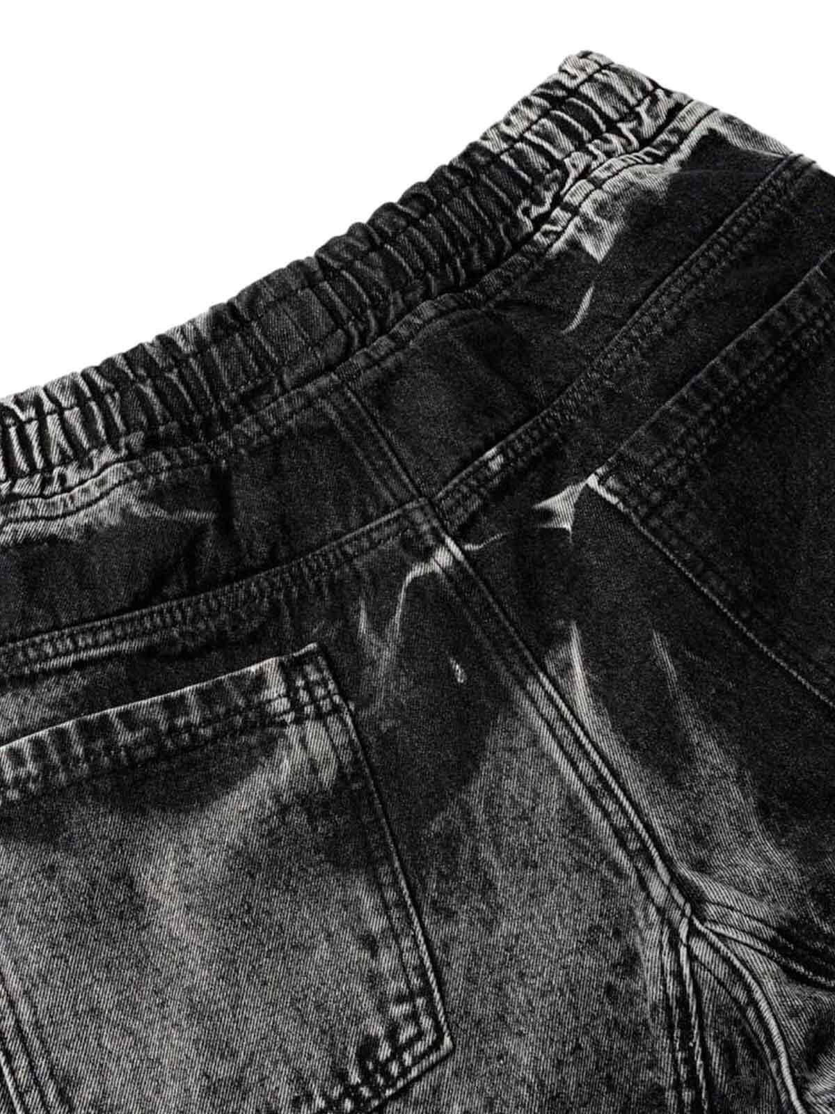 Concert Outfit Tie-Dye Drawstring Cargo Jorts Concert Outfit Tie-Dye Drawstring Cargo Jorts