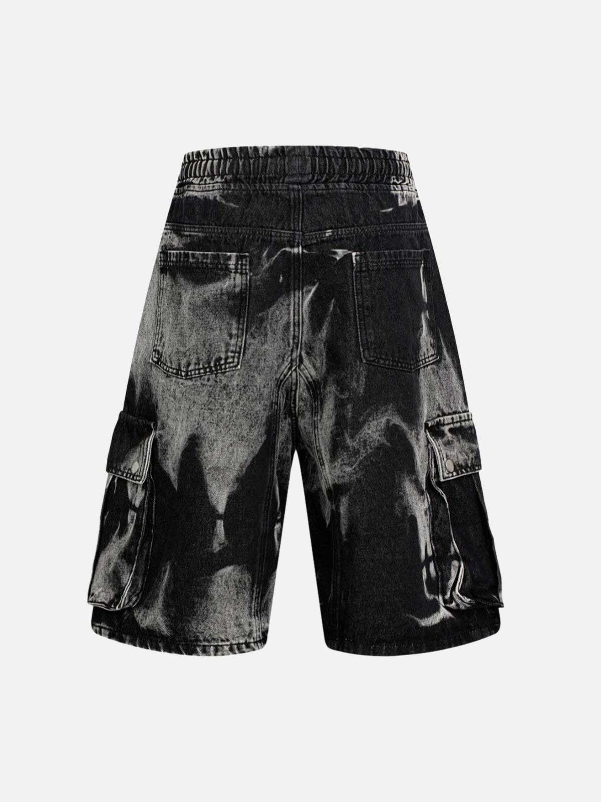 Concert Outfit Tie-Dye Drawstring Cargo Jorts Concert Outfit Tie-Dye Drawstring Cargo Jorts